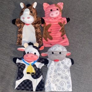 Melissa & Doug Farm Friends Hand Puppets 🐮🐷🐴